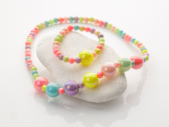 Children's necklace and bracelet set B-2415