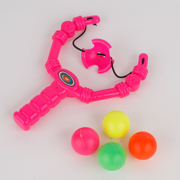 Game set slingshot with balls B-2565-R