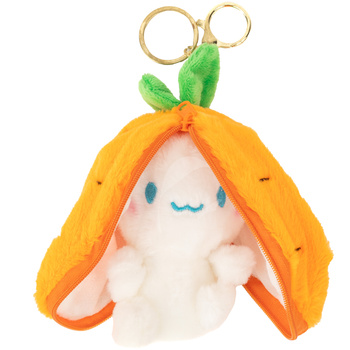 Plush rabbit keychain B-2498-P