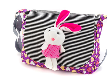 Rabbit fabric bag A-9565-2