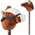 KOŃ NA KIJU HOBBY HORSE PLUSZOWA GŁOWA KONIA DZWIĘK ZABAWKA PREZENT