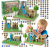 Klocki magnetyczne Minecraft XXL 332 szt. konstrukcyjne sześciany kostki