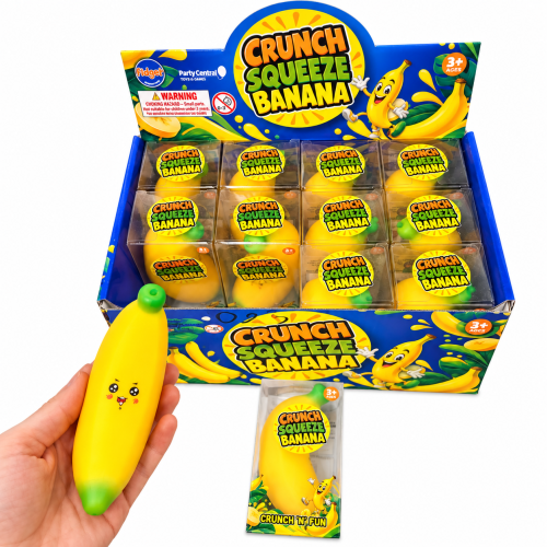 Kolorowy zestaw bananowych squishy Crunch Squeeze.png