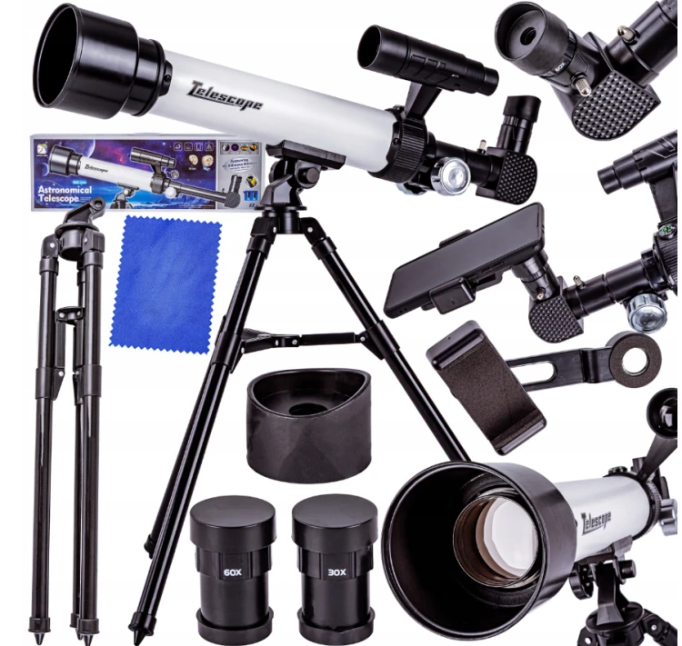 Zestaw teleskopu astronomicznego z akcesoriami.png