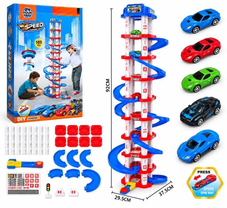 Zestaw parkingowy Speed Tower 105 elementów.png