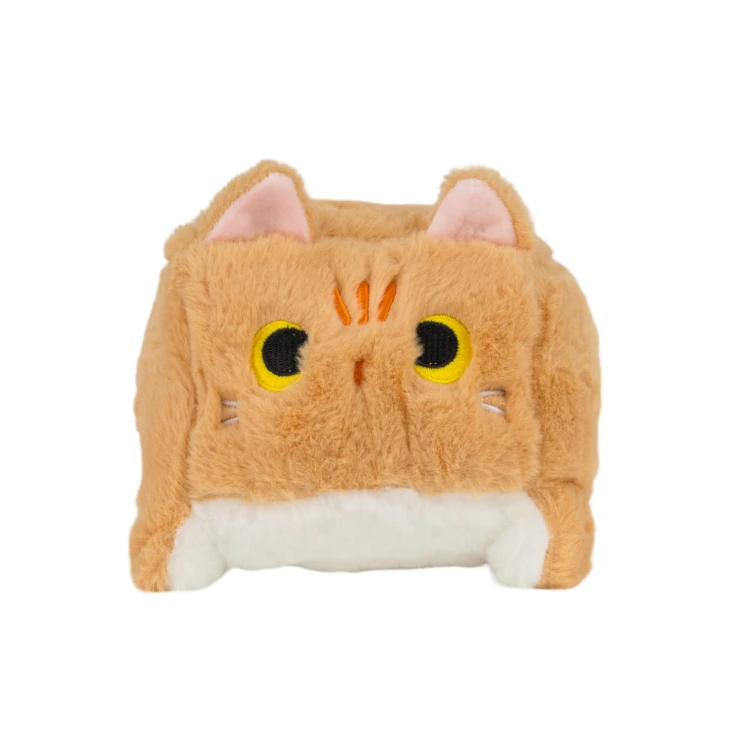 Maskotka poduszka kwadratowy pluszowy kot czarny 30cm.   B-2517-26