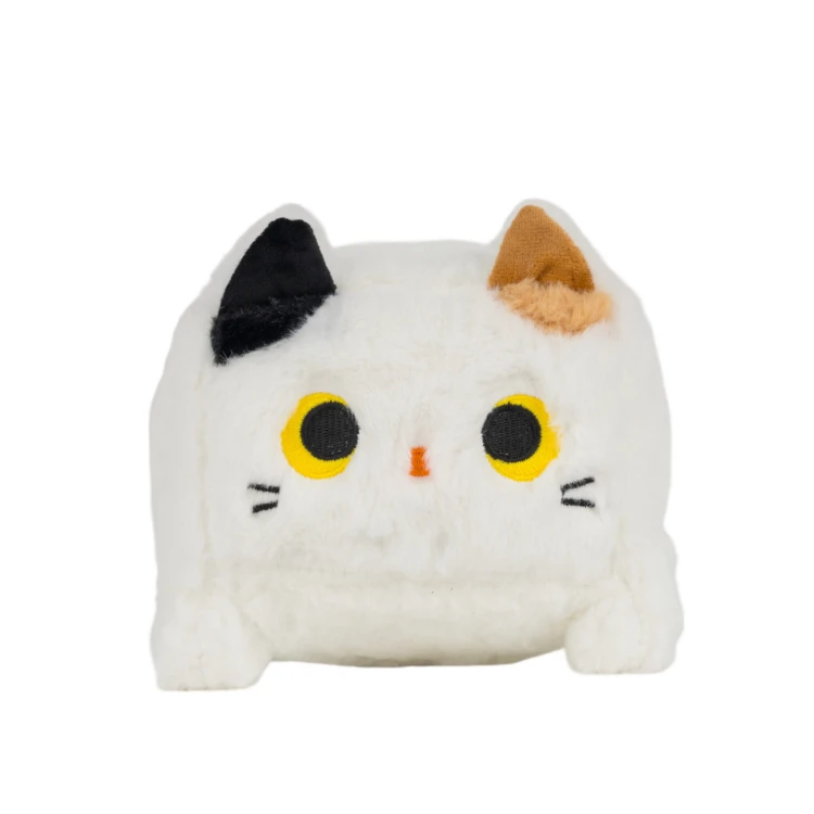 Maskotka poduszka kwadratowy pluszowy kot czarny 30cm.   B-2517-26