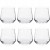 Szklanki Zestaw Szklanek do Napojów 6 sztuk 370ml