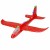 Samolot Świecący Styropianowy Czerwony 48cm B-1283 [one size]