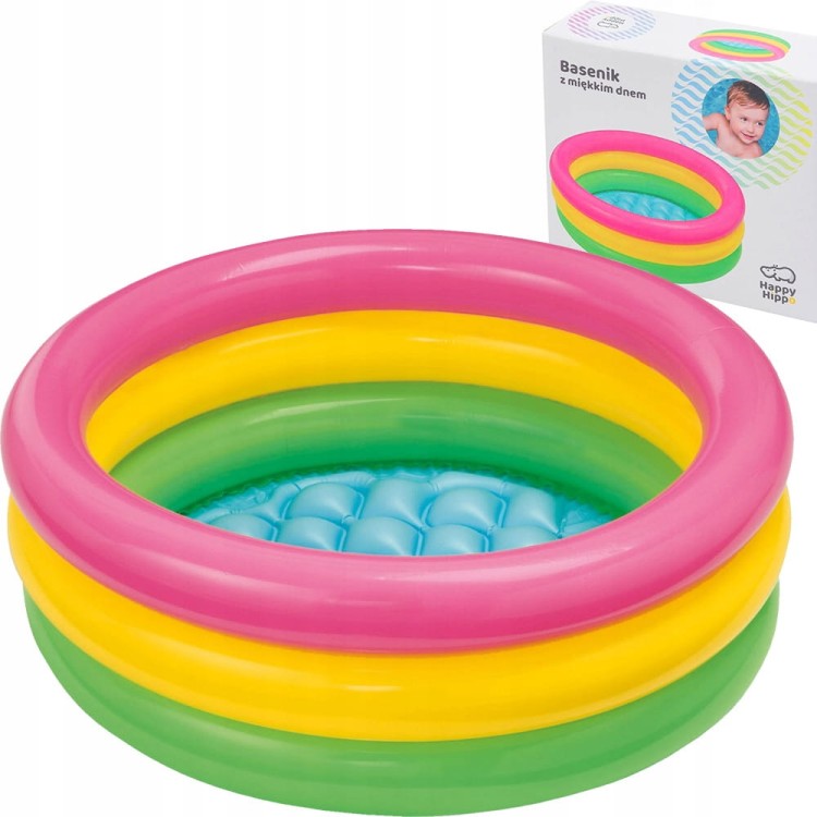 Basen z miękkim dnem Basenik dla dziecka pompowany