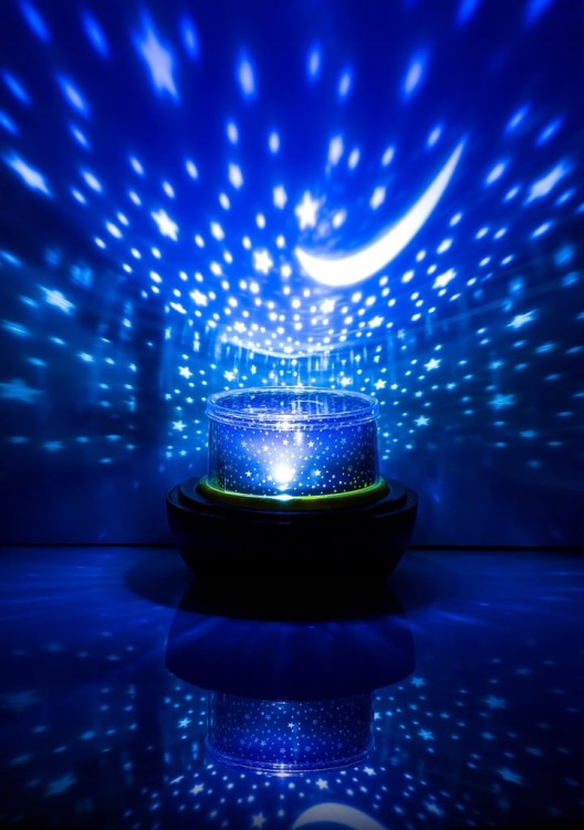 PROJEKTOR GWIAZD LAMPKA NOCNA DO POKOJU DZIECKA FILMY GWIAZDY KOSMOS NIEBO