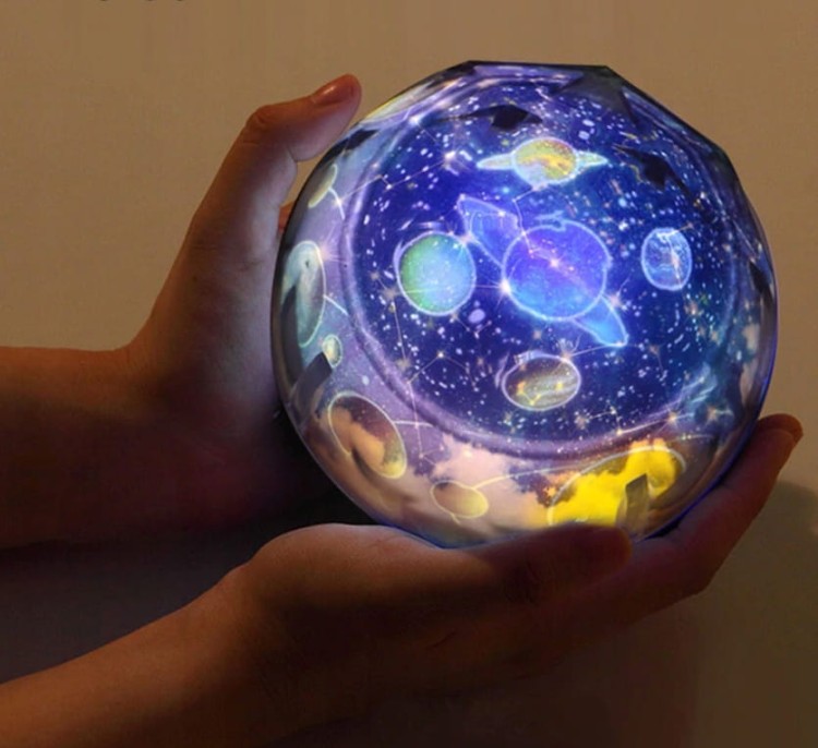 PROJEKTOR GWIAZD LAMPKA NOCNA DO POKOJU DZIECKA FILMY GWIAZDY KOSMOS NIEBO