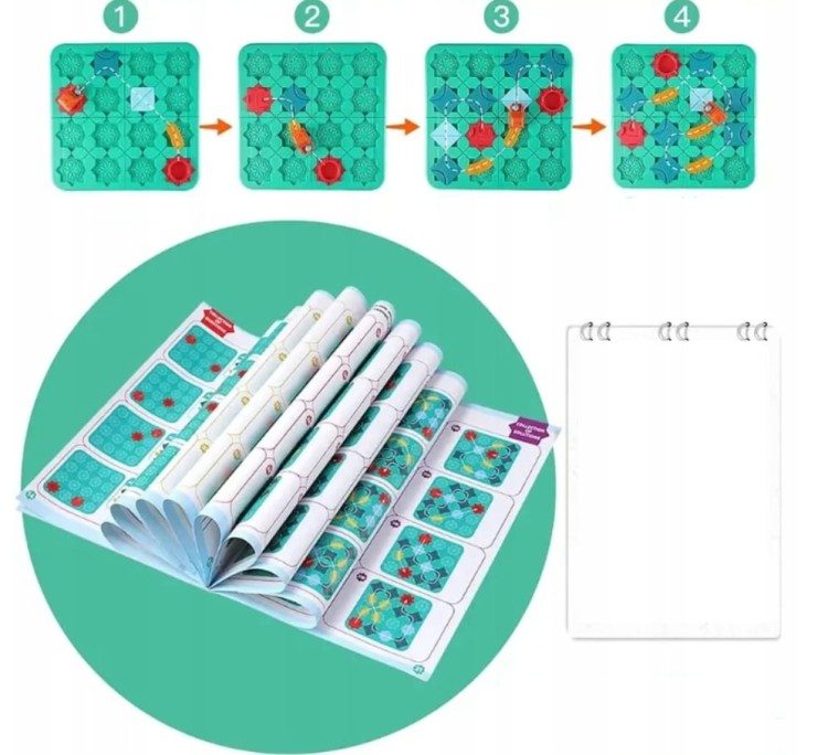Gra logiczna labirynt zabawka dla dzieci tor przeszkód plansza koparki XXL