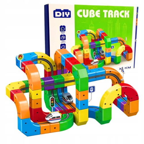 Klocki Magnetyczne Kolejka Elektryczna  123el.537-201