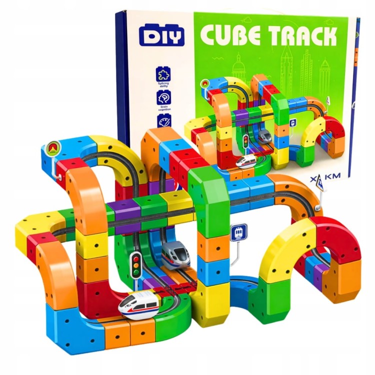 Klocki Magnetyczne Kolejka Elektryczna  123el.537-201