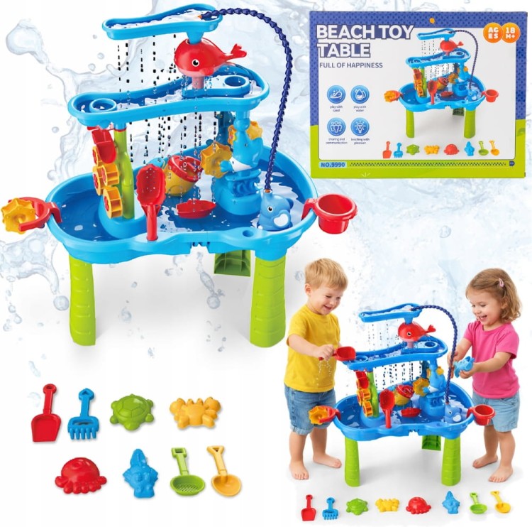 Stolik Wodny dla Dzieci fontanna piaskownica Stół Zabawki Ogrodu Plażowe