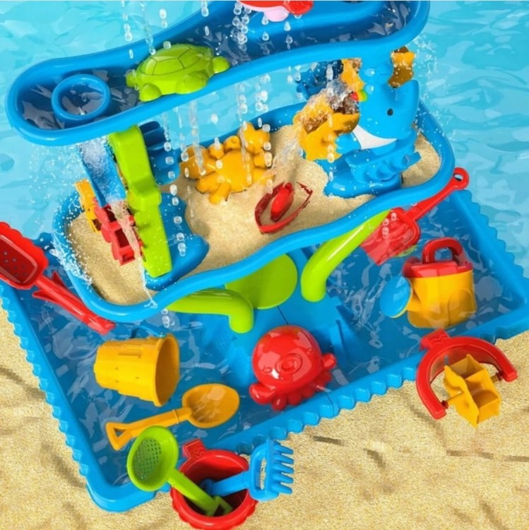 Stolik Wodny dla Dzieci fontanna piaskownica Stół Zabawki Ogrodu Plażowe