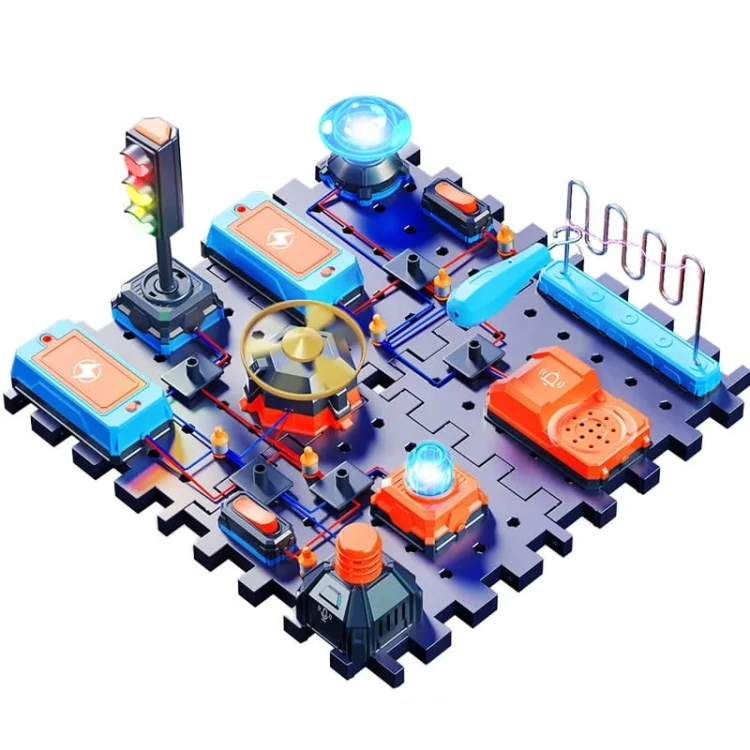 Zestaw Elektroniczny DIY STEM dla Dzieci Mały Elektryk XXL  SD807
