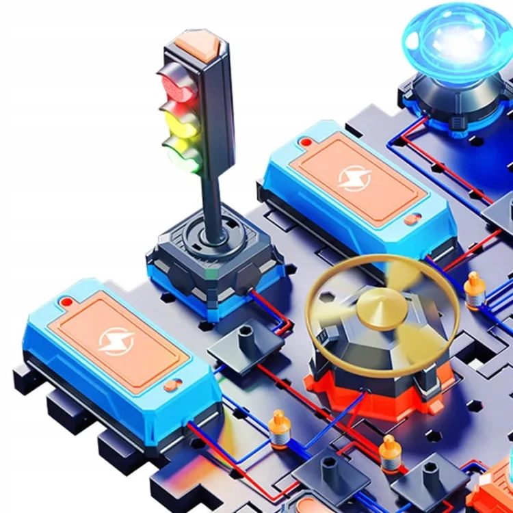 Zestaw Elektroniczny DIY STEM dla Dzieci Mały Elektryk XXL  SD807