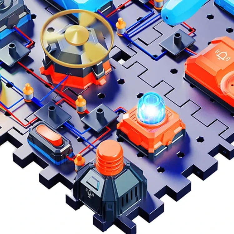 Zestaw Elektroniczny DIY STEM dla Dzieci Mały Elektryk XXL  SD807