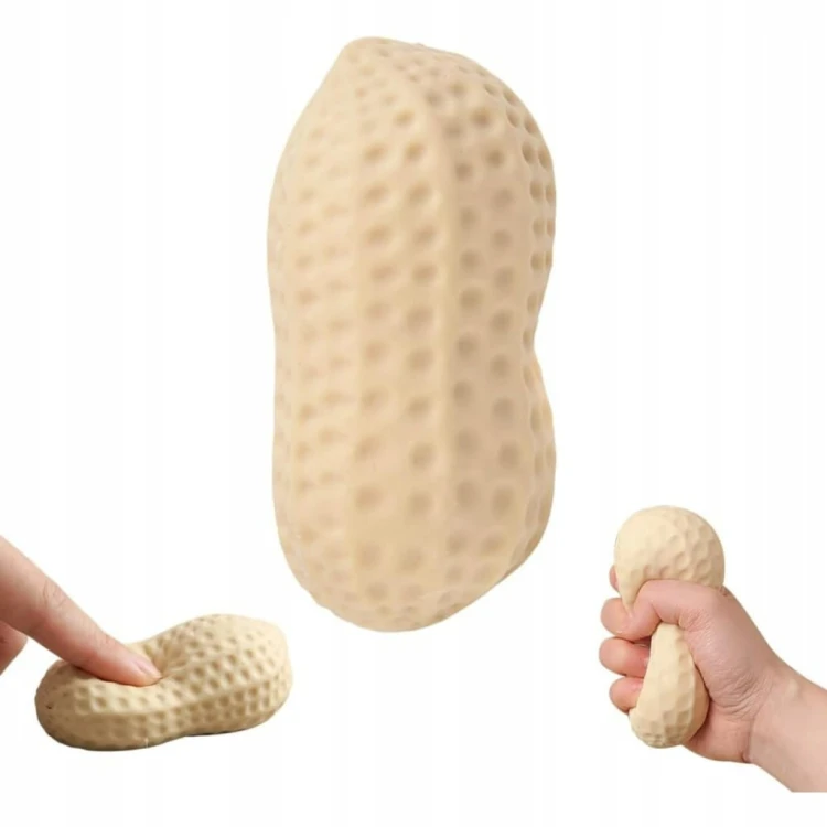 GNIOTEK ANTYSTRESOWY ORZESZEK SQUISHY DO ŚCISKANIA TPR-RELAKSACYJNY ZABAWKA