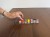 Antystresowy Brelok Klikacz klawisz Minecraft Fidget Switch Kliker Clicker LED