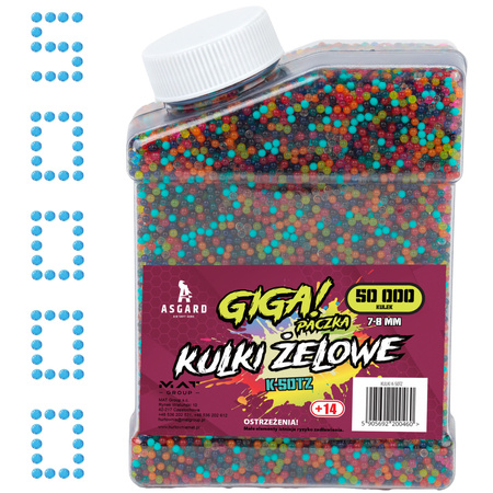 K-50T 7-8 mm HYDROGEL BULLETS
