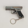 Keychain pistol flashlight with laser set of 24 pcs. B-2524