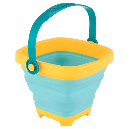 Sand set foldable bucket molds