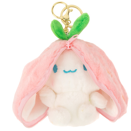 Plush rabbit keychain B-2498-R