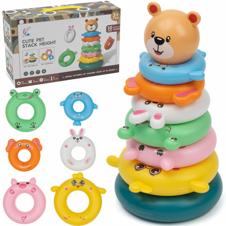 Pyramid Teddy Bear Toy 662