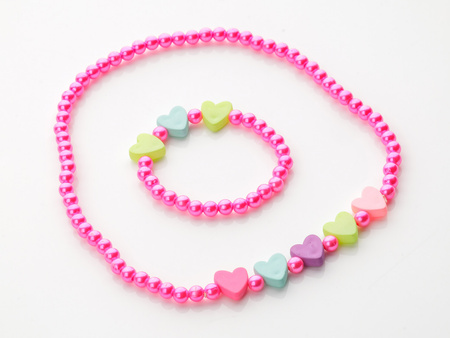 Children's necklace and bracelet set B-2417