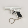 Keychain pistol flashlight with laser set of 24 pcs. B-2524