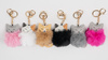 Cat fur keychain B-2396