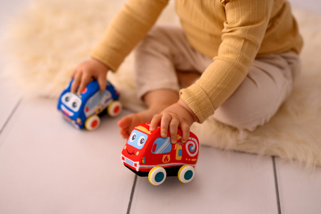 Soft cars for children Ambulance and Taxi cars