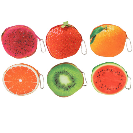 Plush fruit wallet A-9668
