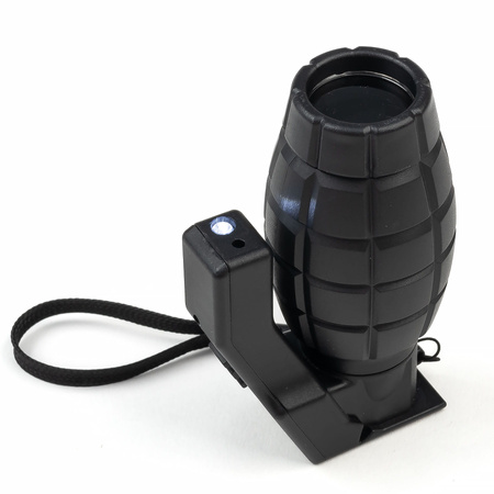 Keychain grenade flashlight with laser set of 12 pcs. B-2250