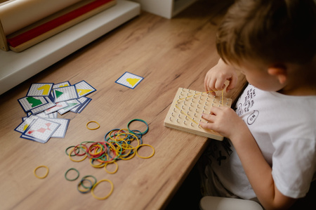 Educational Manipulative Puzzle for Children Montessori