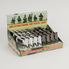 Keychain pistol flashlight with laser set of 24 pcs. B-2524