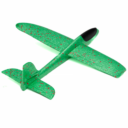 Styrofoam airplane Green 48cm B-1282