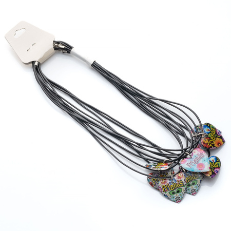 Pendant on string heart Friends W-32