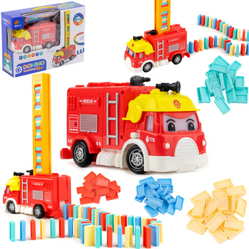 Fire truck car domino machine