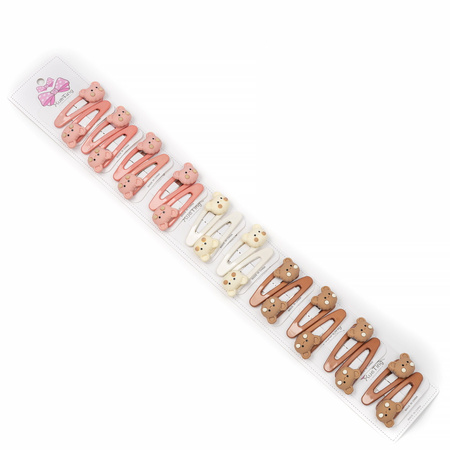 Pyk hair clip set of 20 B-2319