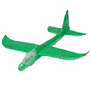 Glowing Styrofoam Plane Green 48cm B-1283