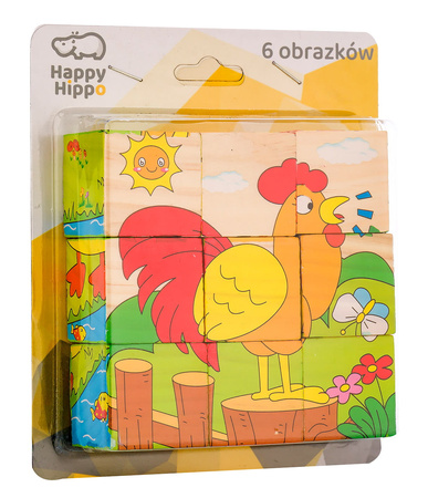 Wooden Animal Educational Blocks