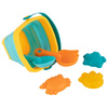 Sand set foldable bucket molds