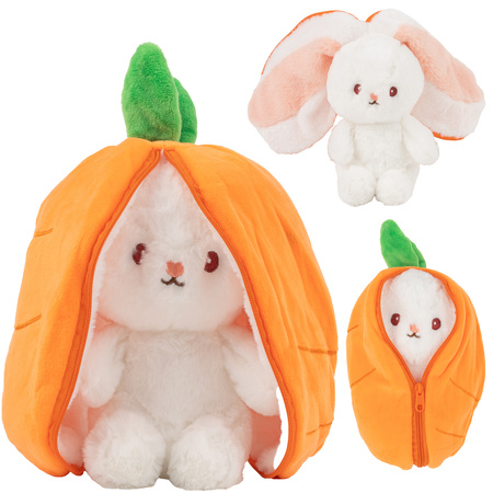  Maskotka królik króliczek w marchewce 25CM B-2441-P