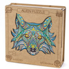 Wooden  Eco Layout Puzzle Boho Wolf