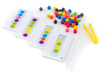 Educational toy test tube colored balls with cards