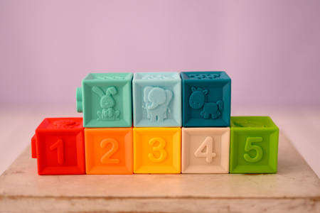 Sensory Blocks Soft Teether for Children